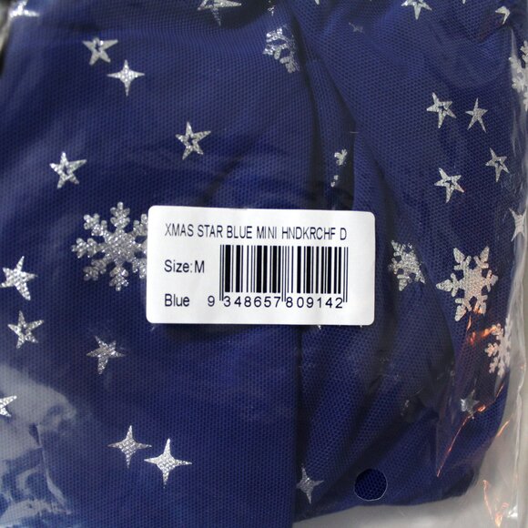 BlackMilk sz M Christmas Star Blue Mini Handkerchief Dress Limited sold out NWT - Picture 10 of 15